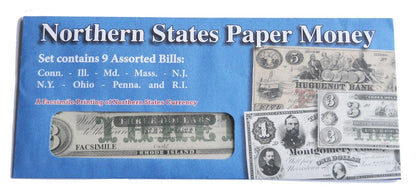 American Civil War ACW Replica Reproduction Union Yankee Currency Money Sets