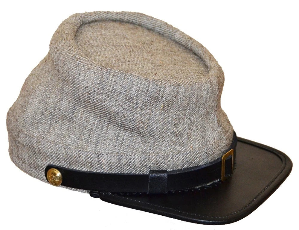 American Civil War Confederate Jeancloth Enlisted Kepi Hat
