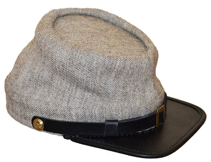 American Civil War Confederate Jeancloth Enlisted Kepi Hat