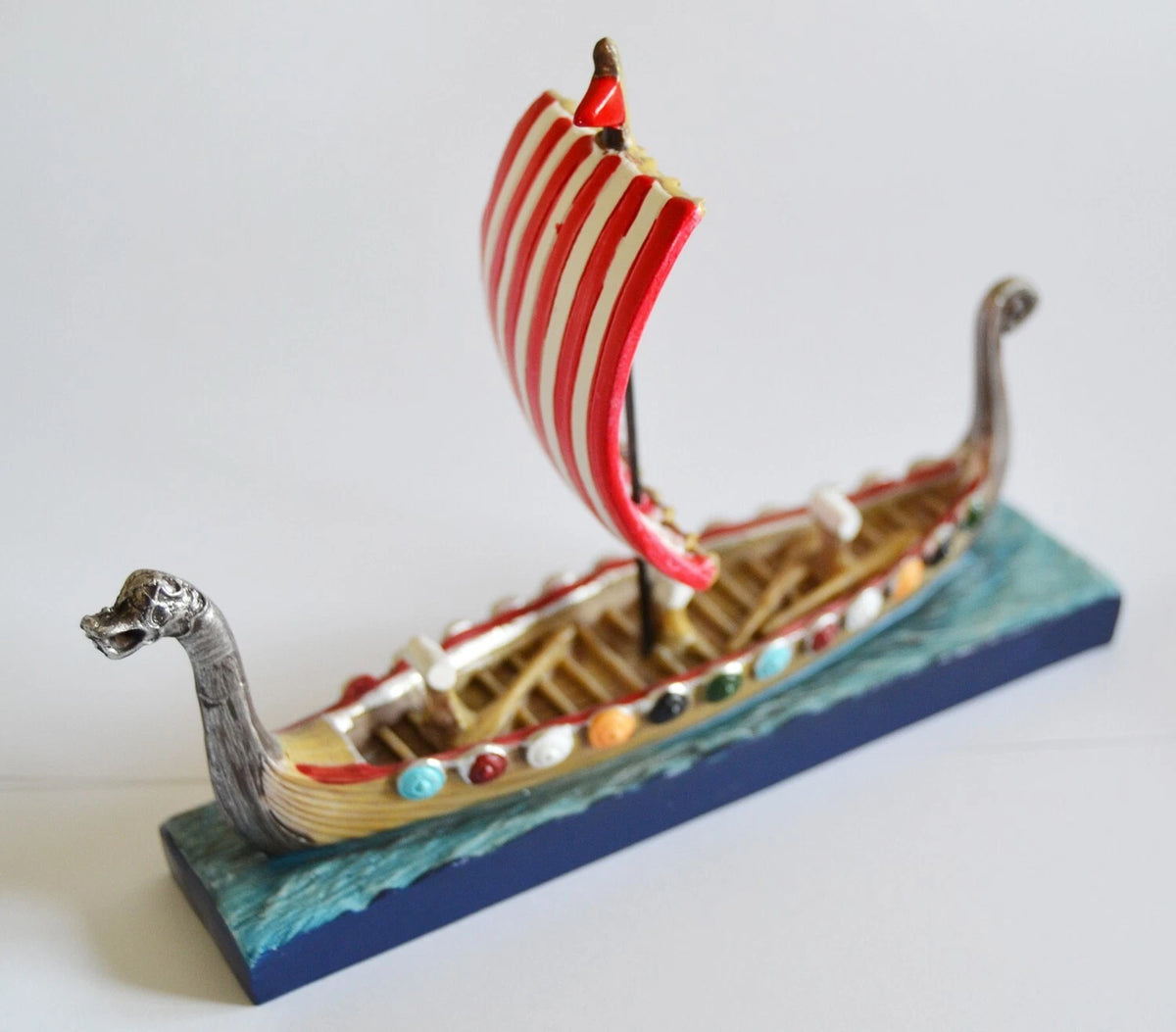 Viking Dark Age Raid Longship Longboat Resin Based Wargame 10mm or 6mm