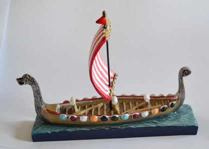Viking Dark Age Raid Longship Longboat Resin Based Wargame 10mm or 6mm