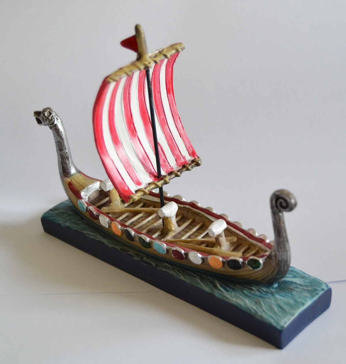 Viking Dark Age Raid Longship Longboat Resin Based Wargame 10mm or 6mm