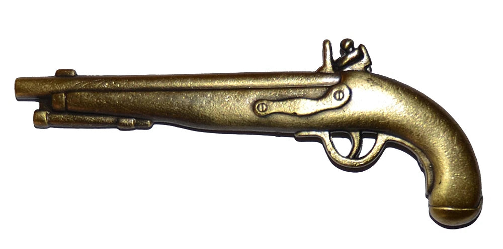 American Revolutionary War Miniature Model Flintlock Pistol 4 Inches 10cm Length