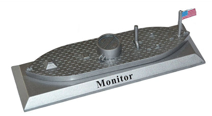 American Civil War Naval USS Monitor Metal Model Ship New & Boxed Imported
