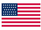 American Civil War Union 34 Star 5x3 National Flag