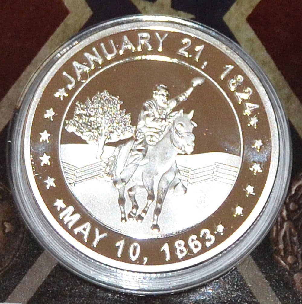 General Stonewall Jackson Commemorative Coin In Sealed Wallet