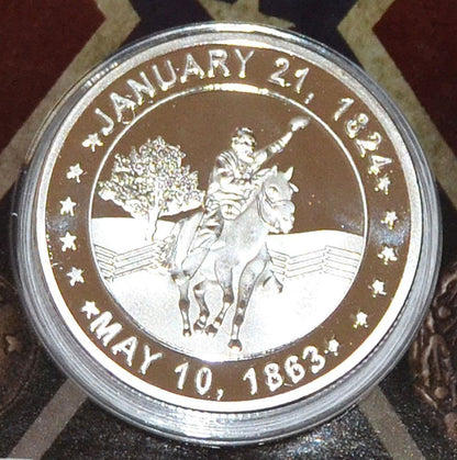 General Stonewall Jackson Commemorative Coin In Sealed Wallet