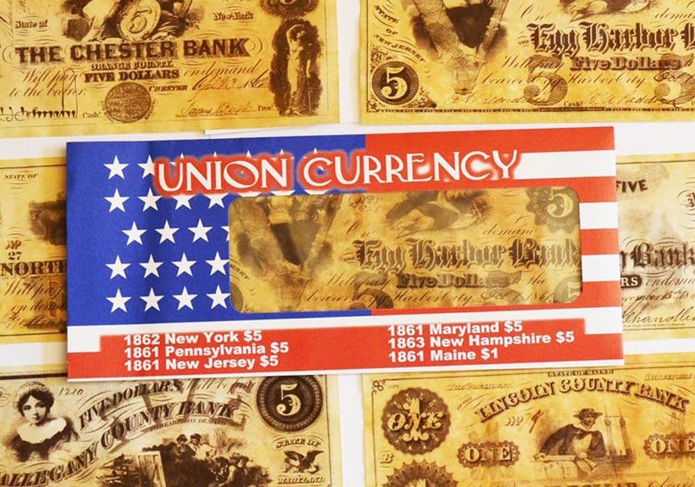 American Civil War ACW Replica Reproduction Union Yankee Currency Money Sets