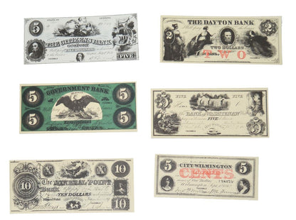 American Civil War ACW Replica Reproduction Union Yankee Currency Money Sets