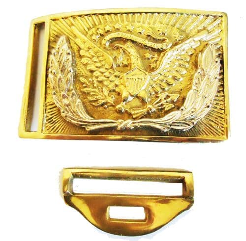 American Civil War ACW Union Square Eagle Design Metal Belt Buckle New Item