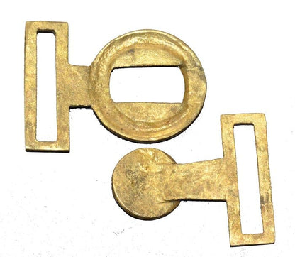 American Civil War ACW Confederate Or Union Officers Round Metal Belt Buckle