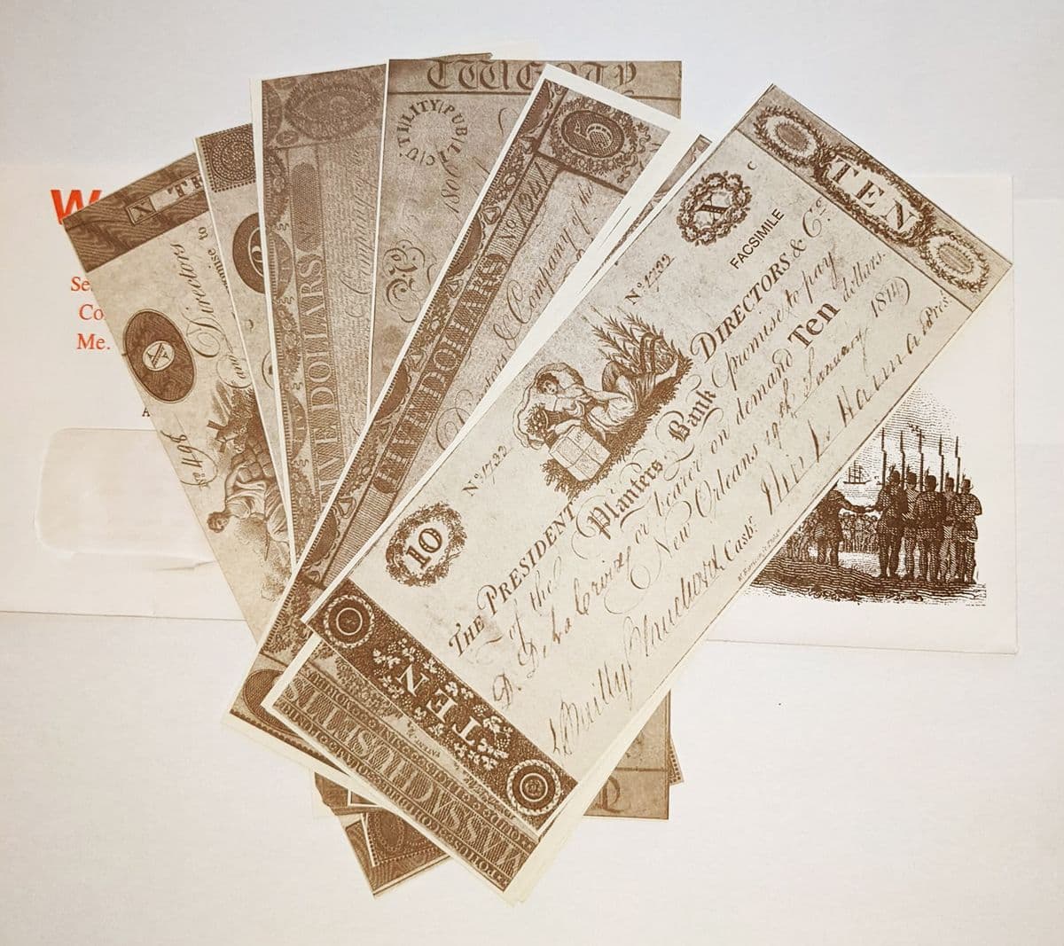 American Revolutionary Independence War Of 1812 Repro Currency & Coin Sets New